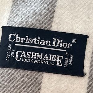 Christian Dior Cashmaire scarf